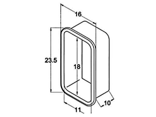 NICCHIA IN ASA CON SPORTELLO