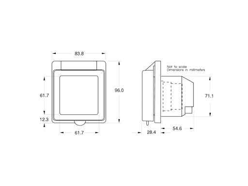SPINA 2P+T 220V. 16A IP56