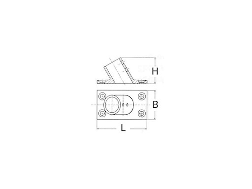 BASE RETTANGOLARE INCLINATA