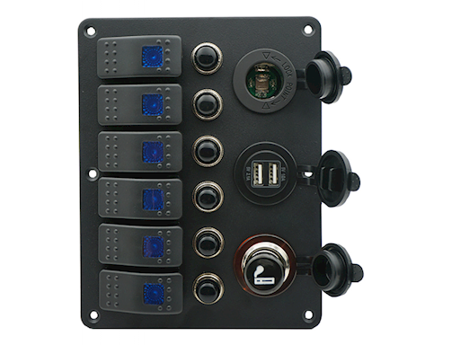 PANNELLO A 6 INTERRUTTORI