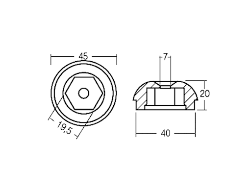 OGIVA PER BOW THRUST SIDE POWER-SLEIPNER