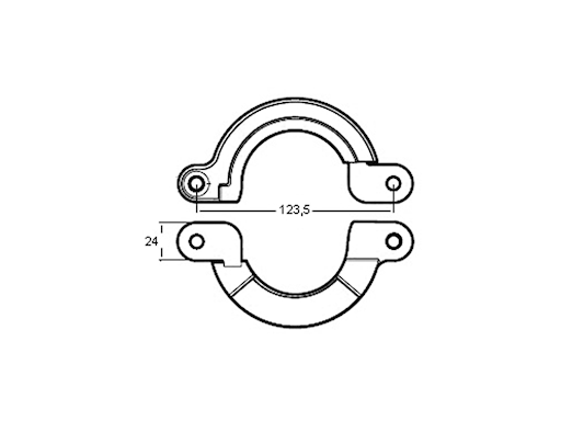 COLLARE PER MOTORI YANMAR SD 20/60 HP
